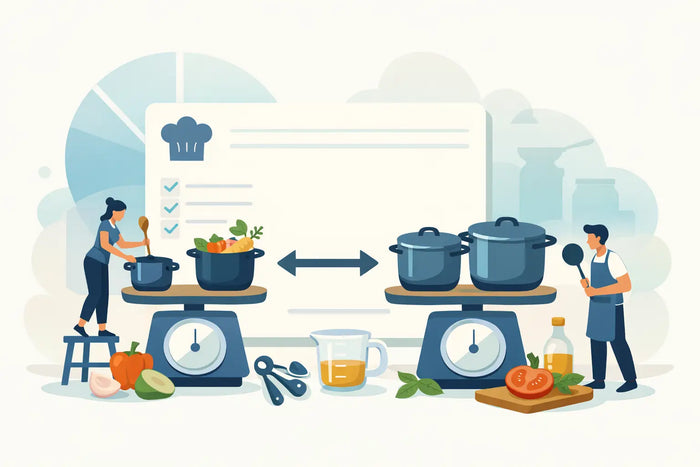 How to Scale Recipe Servings Without Guesswork